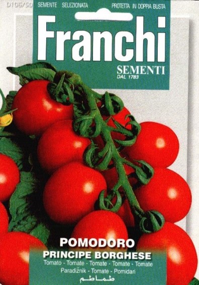 Tomaat Principe Borghese (Solanum) 600 zaden